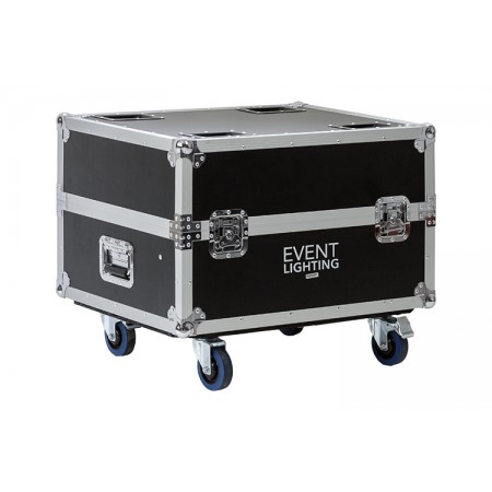PAR5BDCASEWC - Road Case to suit 5X8 & 5X12 Par Cans with Barn doors and100mm tall clamps, fits 8 units