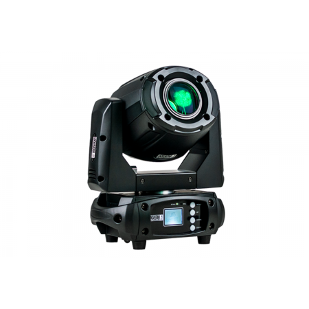 LM75 - Mini Moving Head Spot - 1 x 75W White LED, 13.5° beam angle, 8+ colour wheel, 6+ rotating gobo wheel, 3 facet prism