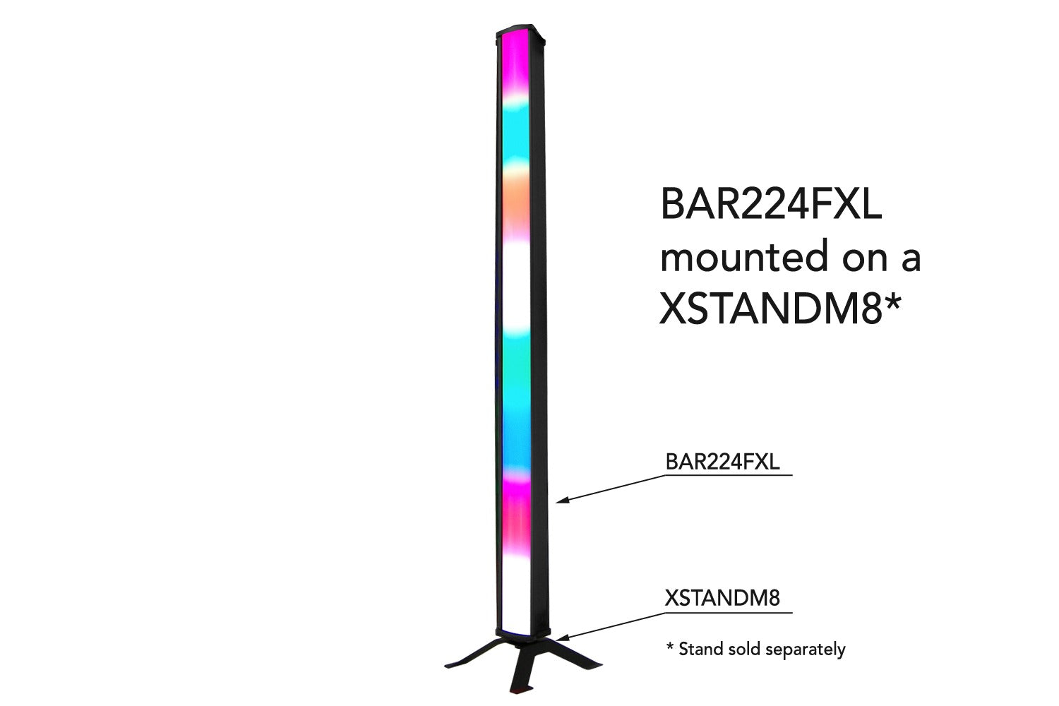 Event Lighting BAR224FXL - 224 RGB LED Bar with 16 Segment Control - Image 14