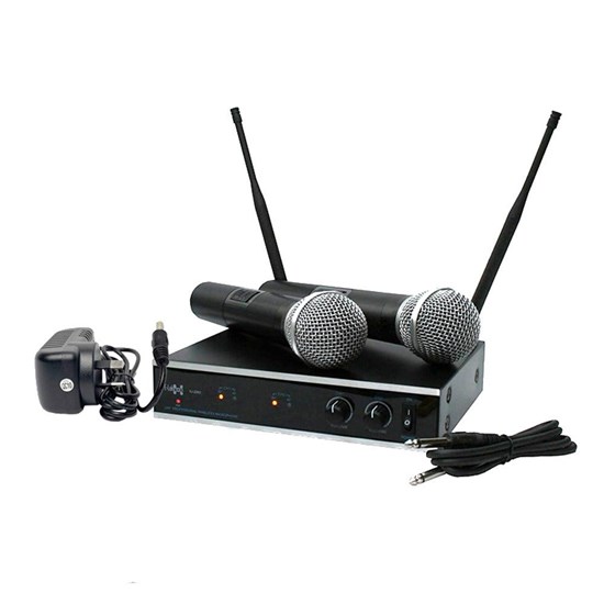 E-lektron IU-2082HH UHF Dual Channels Handheld Mic Set - Image 4