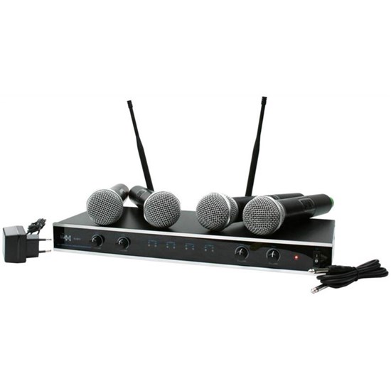 E-lektron IU-4011 UHF 4 Channel Handheld Mic Set - Image 3