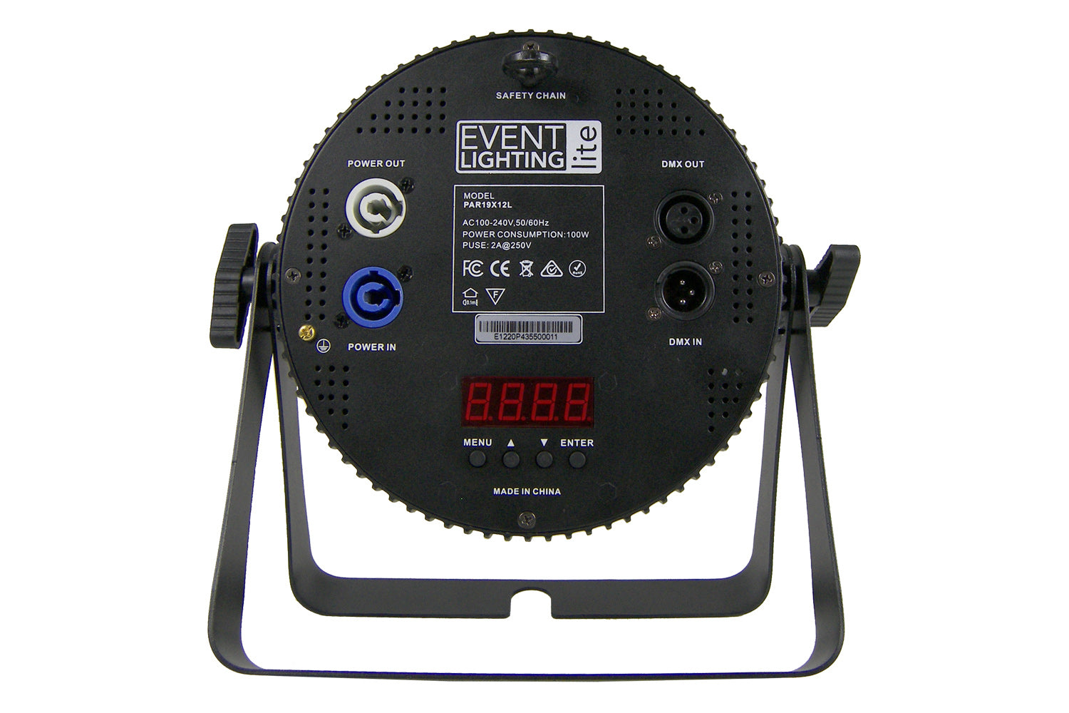 Event Lighting Lite PAR19X12L - Par 19 x 12W RGBWAU - Image 4