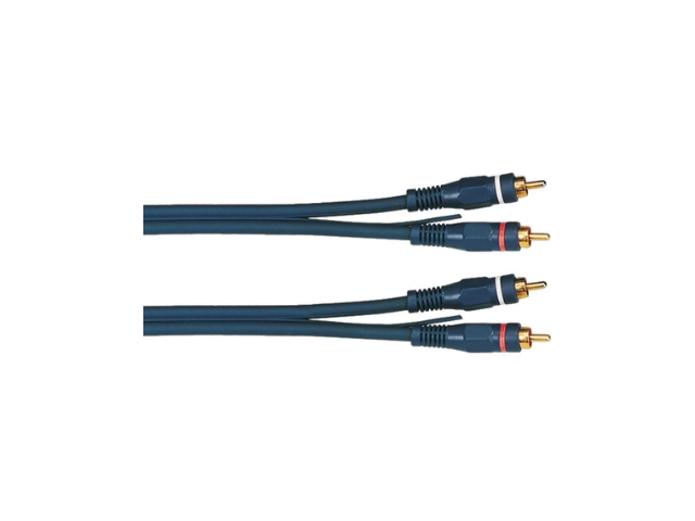 SoundKing SRSRGL1 2 x RCA-M to 2 x RCA-M Signal Lead with Ground Wire (3m)
