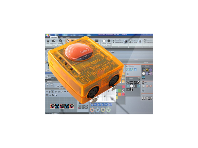 Sunlite SUNLITE2FC Suite 2 DMX Lighting control software with Time lines. Cycle mgmt, and MIDI control