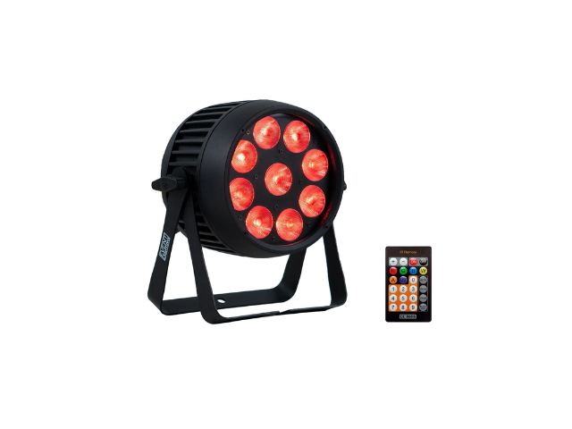 Event Lighting PAR9X12BH-IP - Outdoor Battery Pro Par with 9 x 12W RGBWAU LEDs