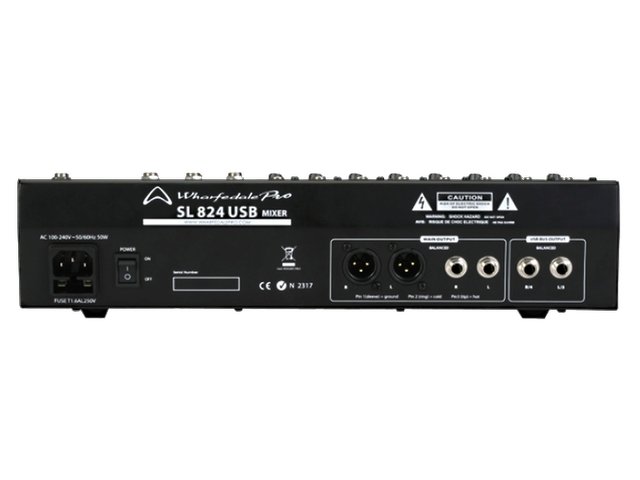 Wharfedale SL824USB 8 Channel Studio / Live USB Mixing Desk - Image 2