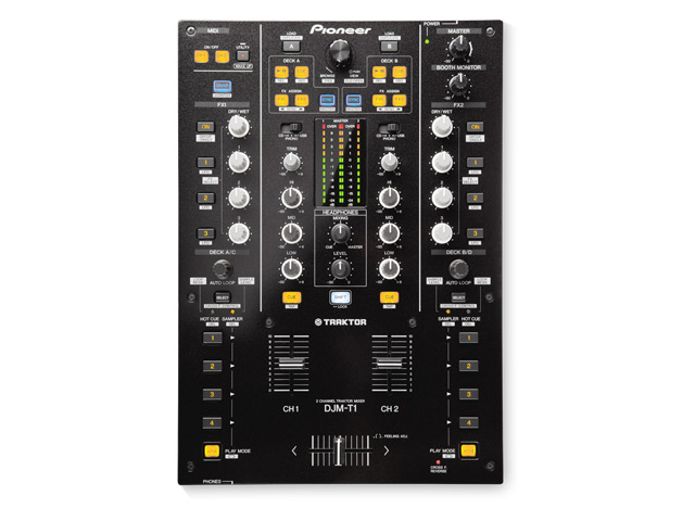 PIONEER DJMT1 2 CHANNEL MIXER WITH 3-BAND EQ