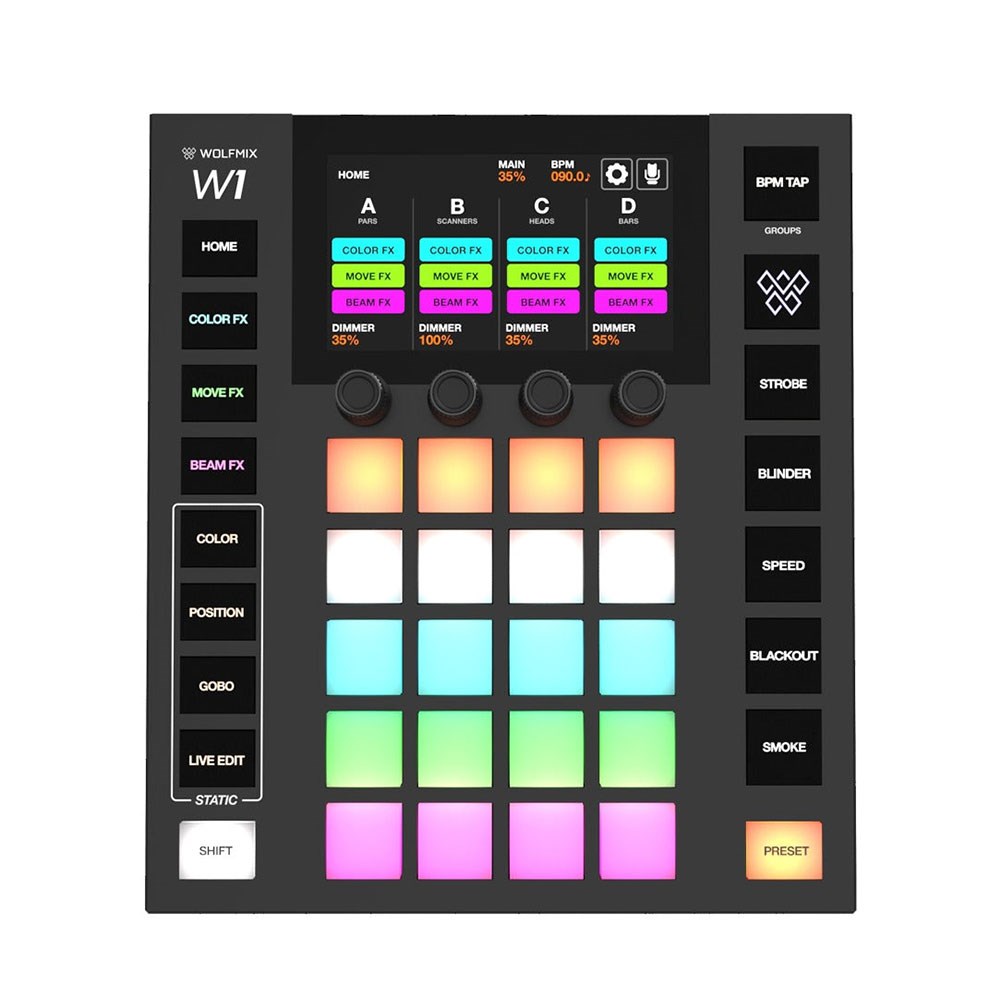 Wolfmix W1 - Standalone DMX Lighting Controller