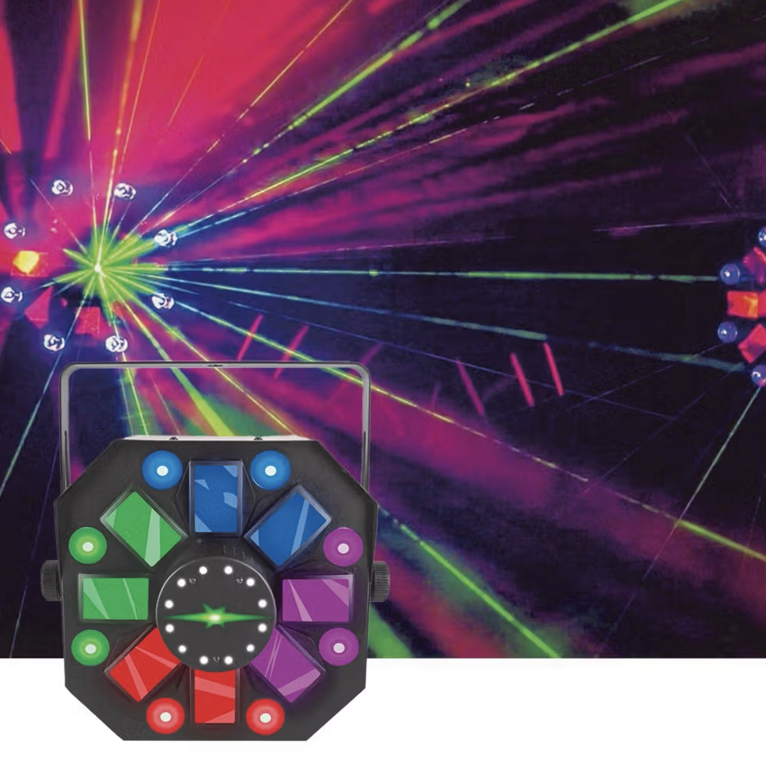 CR Lite Mixlaser II LED Lighting Effect w/ Strobes, Laser & Wash