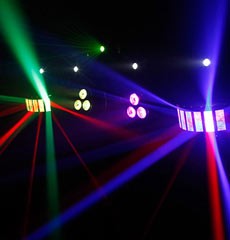 Party Hire, Disco Lights, Smoke Machine