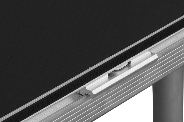 ST1206 - 1.22m x 0.61m Stage Top with rail lock system & recessed stage skirt velcro - Image 2